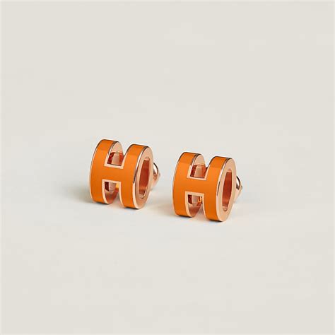 hermes pop h lilas|Fusion earrings, small model .